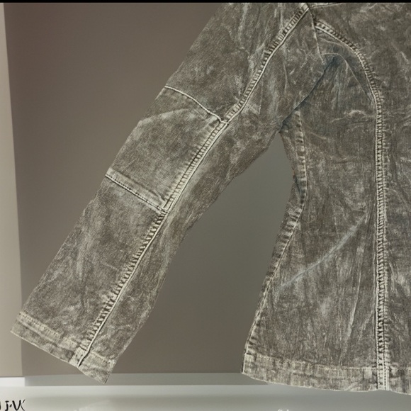 Z CAVARICCI Authentic Vintage Tan Corduroy Stretch Soft Distressed Jacket Blazer - Picture 7 of 15